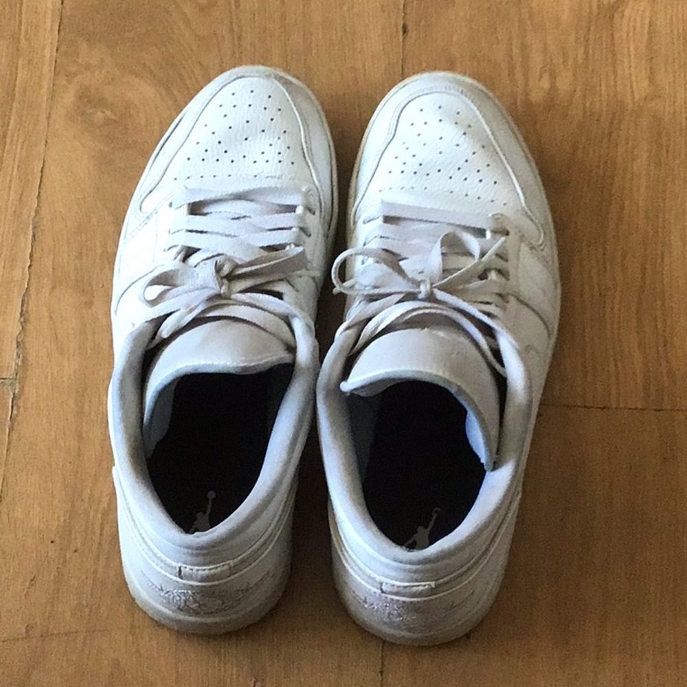 Air Jordan white sneakers